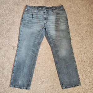 Levis 540 Jeans Mens Tag 40x32 Act 40x29  Gray Relaxed Fit Denim Stretch EUC